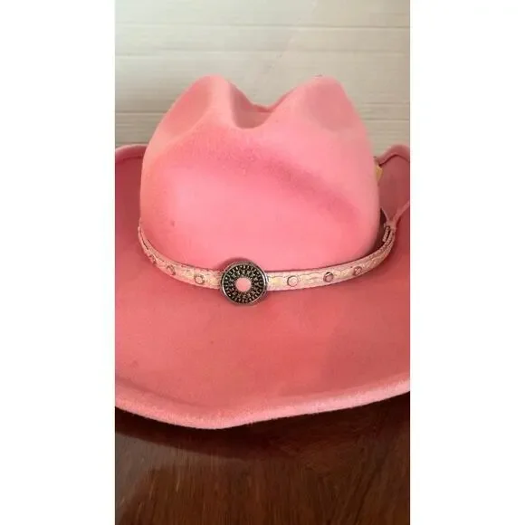Bullhide Lil’ Pardner Pink Cowboy Hat Kids Youth NWT - Picture 4 of 14